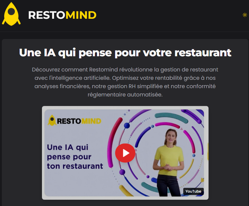 Restomind - Une IA qui pense pour ton restaurant